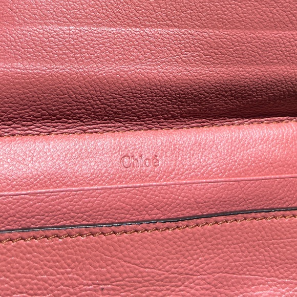 CHLOE Elise Leather Long Wallet 💯 Authentic EUC - Picture 16 of 16